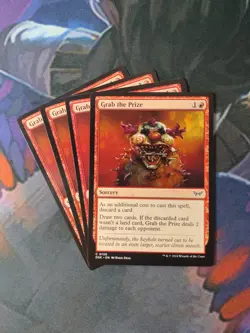 Grab the Prize x 4 | 7% Off 2+ | Duskmourn | NM | MTG - Image 1