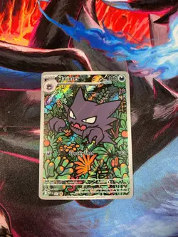 Haunter 027 Pokemon Mega Evolution Illustration Rare Black Star Promo Card NM+ - Image 1