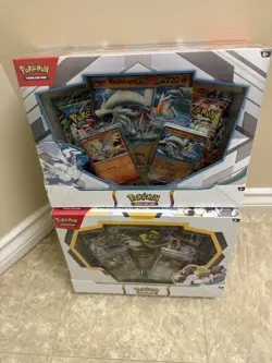 Pokemon Black Kyurem/Melmetal And Reshiram/Archaludon EX Collection Box Bundles - Image 1