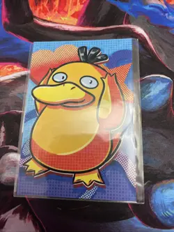 Pokemon Electric Pika Card Database - Psyduck Pop Art Style Gallery Card - Image 1