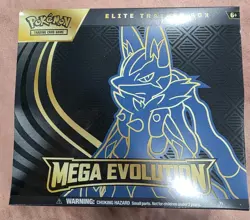 Pokemon TCG Mega Evolution Lucario Elite Trainer Box ETB - Image 1