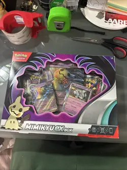 Pokemon TCG: Mimikyu EX Box - 4 Packs: Fusion, Silver Tempest X2, Brilliant Star - Image 1