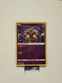 RADIANT ALAKAZAM 2022 Pokemon Silver Tempest HOLO RARE 59/195 POKEMON NM/MINT - Image 1