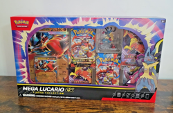 Pokemon TCG Mega Lucario EX Premium Figure Collection Box Sealed - Image 1
