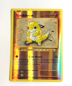 Sandshrew REVERSE HOLO 54/108 Pokemon TCG XY Evolutions Card Holographic NM - Image 1