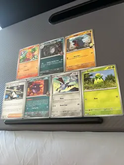 Pokemon TCG Scarlet And Violet Destined Rivals Trading Card Lot Of 7 - Image 2