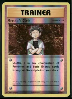 Brock's Grit 74/108 Reverse Holo XY EVOLUTIONS - Pokemon TCG - Image 1
