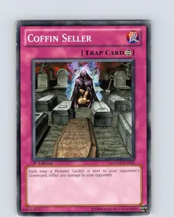 Yu-Gi-Oh TCG Coffin Seller SDMA-EN032 1st Edition Regular Common Card Played LP - Image 1