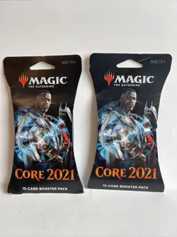 Magic The Gathering Core 2021 - 15 Card Booster , lot of 2 - Sealed - Image 1