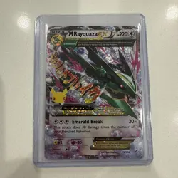Pokemon TCG M Rayquaza EX Celebrations Classic Collection Holo Ultra Card 76/108 - Image 1