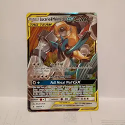 Pokemon Lucario and Melmetal GX SM Unbroken Bonds Card 120/214 - Image 1