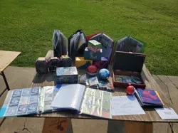 Pokemon cards bulk lot with collector tins - Image 1