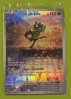 Teal Mask Ogerpon 123 Sv: Scarlet & Violet Promo Cards Holo (SEALED) - Image 1