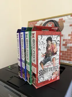 One Piece Card Game ST01-04 Starter Deck Set of 4 Decks SEALED English - Image 1