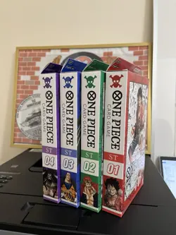 One Piece Card Game ST01-04 Starter Deck Set of 4 Decks SEALED English - Image 2