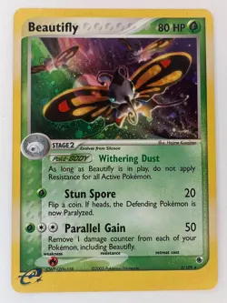 Beautifly - 2/109 - Pokemon Ex Ruby & Sapphire Holo Card LP - Image 1