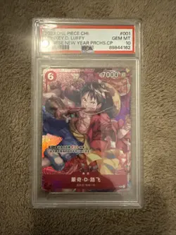 One Piece Card Game Chinese New Year Promo 2023 PSA 10 - Image 1