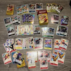 OP04 Kingdoms Of Intrigue 150+ Card Lot Bulk Cards Holo Rare Common UC Deal - Image 1
