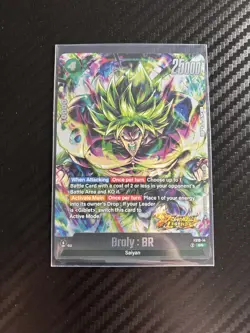 Broly FS10-14 Foil DB Legends Stamp Dragon Ball Super Card Game | NM - Image 1