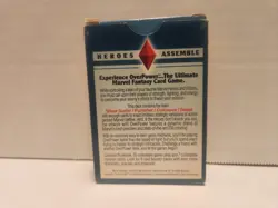 1995 Fleer Marvel OverPower Heroes Assemble Card Game Opened Complete Ships Free - Image 3