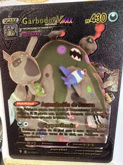 Garbodor Vmax Black Foil🕺 Fan Art🕺German Card - Image 1