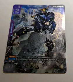 Gundam Card Game Fatal Strike C+ Alternate Foil English Edition - Image 5