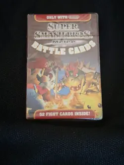 Super Smash Bros Mele Battle Cards 52 Fighting Cards RARE Nintendo New Sealed . - Image 1