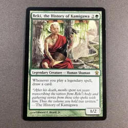 MTG Reki, the History of Kamigawa Saviors of Kamigawa Regular Magic The Gatherin - Image 1