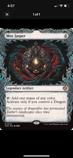 Mox Jasper (Showcase) [Tarkir: Dragonstorm] Near Mint - Image 1