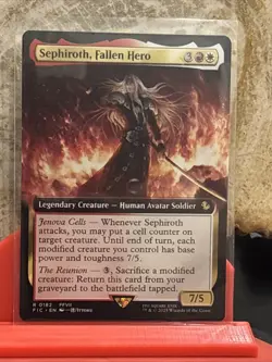 Sephiroth, Fallen Hero (Extended Art) Commander: Final Fantasy Regular - Image 1