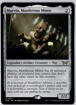 Marvin, Murderous Mimic Duskmourn: House of Horror Regular NM R 0253 - Image 1