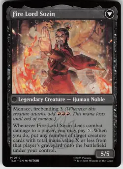 MTG The Rise of Sozin Normal NM Avatar: The Last Airbender Magic 117 - Image 2