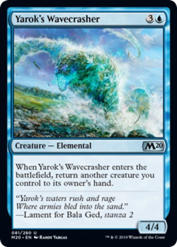YAROK'S WAVECRASHER ~mtg NM-M M20 Magic 2020 Unc x4 - Image 1