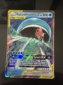 Pokemon TCG Magikarp Wailord GX Tag Team SM166 - Image 1