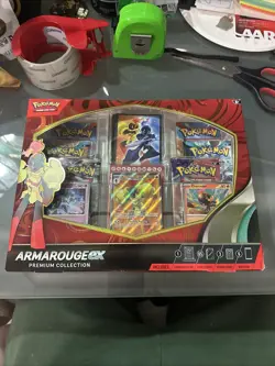 Pokemon TCG Armarouge EX Premium Collection Box Scarlet & Violet Factory Sealed - Image 1
