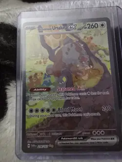 Bloodmoon Ursaluna ex 216/167 SIR 2024 Pokemon Twilight Masquerade NM - Image 1