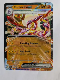 Toxtricity ex 100/182 Sv04 - Pokemon Paradox Rift - Lightly Played Holo Rare - Image 1