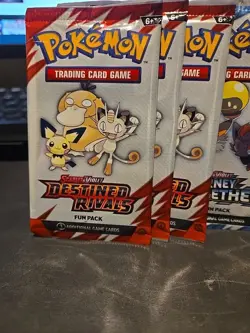 3 Destined Rivals & 3 Journey Together Fun Packs Pokemon TCG - Image 2