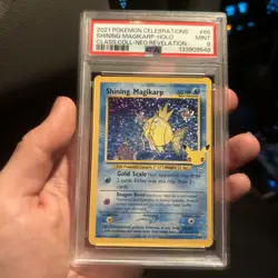 2021 POKEMON CELEBRATIONS CLASSIC COLL #66 SHINING MAGIKARP-HOLO PSA 9 - Image 1