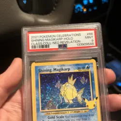 2021 POKEMON CELEBRATIONS CLASSIC COLL #66 SHINING MAGIKARP-HOLO PSA 9 - Image 3