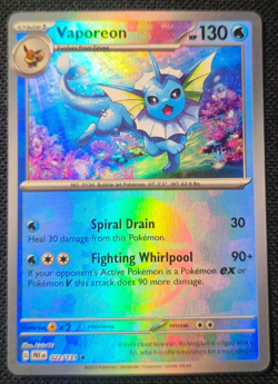 Vaporeon 022/131 - Poke Ball Holo - S&V: Prismatic Evolutions - Pokemon TCG - Image 1