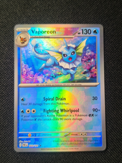 Vaporeon 022/131 - Poke Ball Holo - S&V: Prismatic Evolutions - Pokemon TCG - Image 2