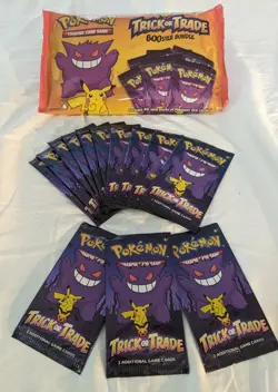 Pokemon TCG: Trick or Trade: Halloween Promo - Five(5) BOOster packs SEALED-2022 - Image 1