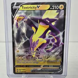 Toxtricity V - 070/192 Sword & Shield Rebel Clash Ultra Rare - NM - POKEMON TCG - Image 1