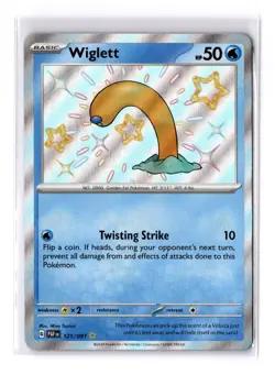Wiglett - 121/091 Scarlet & Violet Paldean Fates Shiny Rare - NM - POKEMON TCG - Image 1