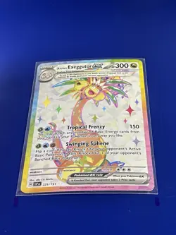Alolan Exeggutor ex 225/191 Ultra Rare Sv08: Surging Sparks - Pokemon TCG - Image 1
