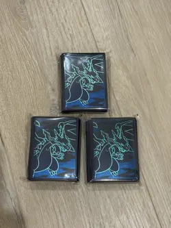 3 Phantasmal Flames ETB Sleeves Pokemon TCG Mega Collection - Image 1