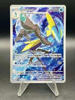 Pokemon TCG Inteleon 142/132 Full Art Illustration Rare Holo Mega Evolution - Image 1
