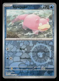 Slowpoke SV01: Scarlet & Violet Base Set #042/198 Common Reverse Holo Pokemon LP - Image 1