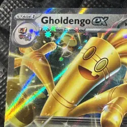 Gholdengo ex 139/182 SV04: Paradox Rift Holo Pokemon TCG-Crimp Error -Pack Fresh - Image 3